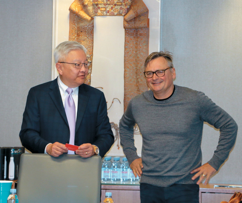 Ted Teng, The Leading Hotels of the World and Michael Gigl, Austrian Tourist Office Ted Teng, The Leading Hotels of the World and Michael Gigl, Austrian Tourist Office